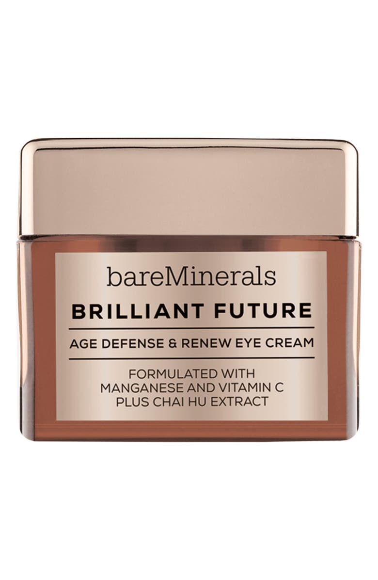 bareMinerals<sup>®</sup> Brilliant Future<sup>™</sup> Age Defense & Renew Eye Cream, Main, color, 