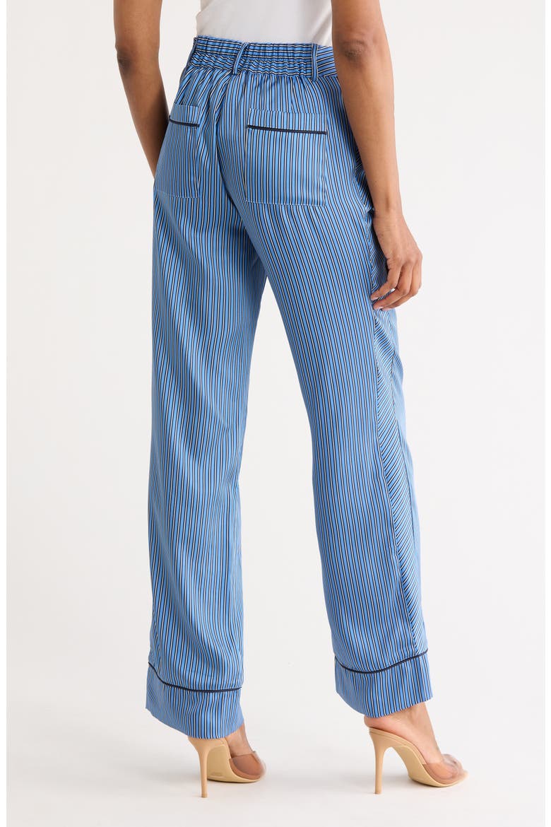Demetria Boarder Stripe Pants, Alternate, color, ULTRAMARINE/ NAVY/ ECRU