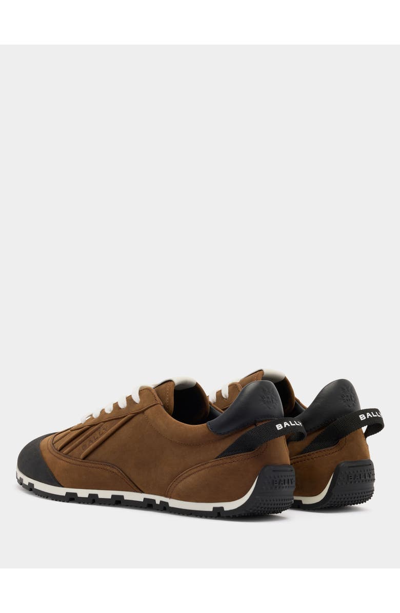Bally Quarry Sneaker in Leather, Alternate, color, Brown