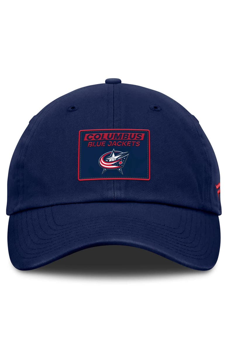 FANATICS Men's Fanatics Navy Columbus Blue Jackets Authentic Pro Prime Adjustable Hat, Alternate, color, Navy