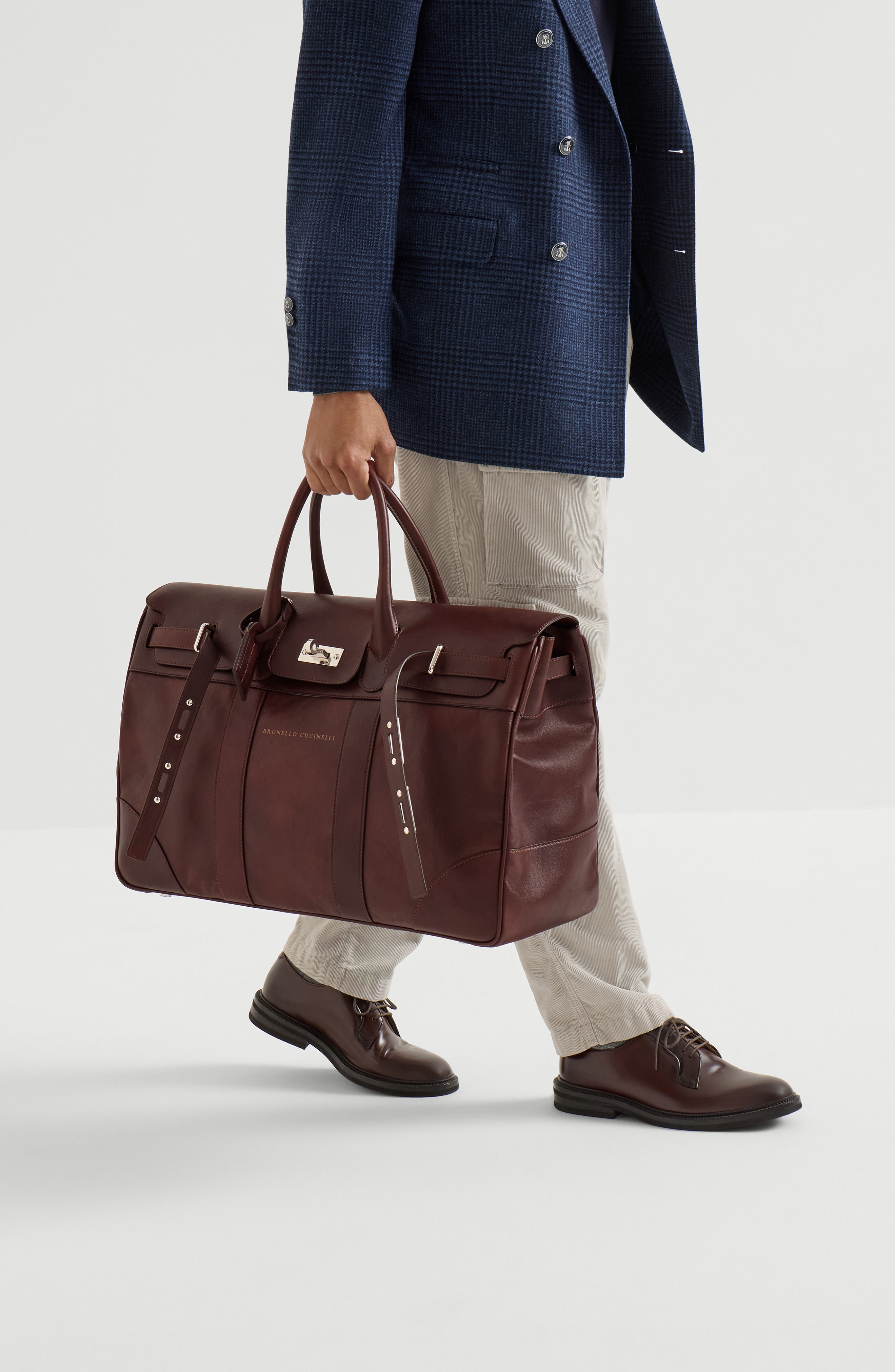 Calfskin country bag, Alternate, color, Burgundy