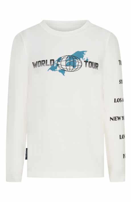TINY TRIBE Kids' World Tour Long Sleeve Graphic T-Shirt