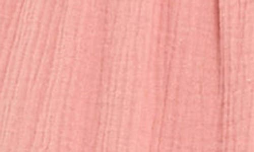Free The Roses Sweetheart Neck Cotton Gauze Tiered Maxi Dress In Salmon