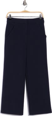 Veronica Beard Brixton High Waist Ankle Wide Leg Pants
