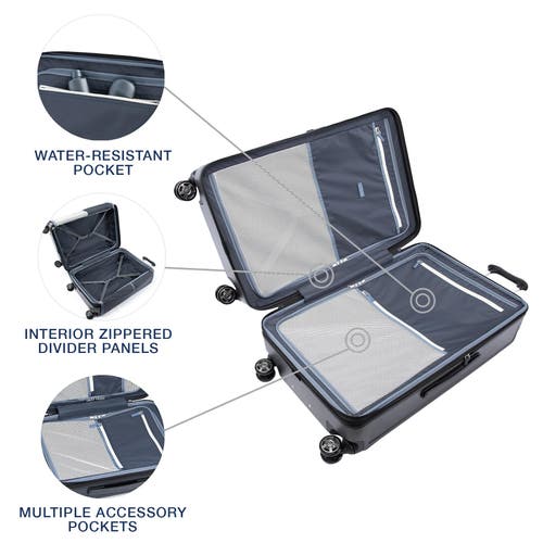 Travelpro Platinum Elite Hardside Expandable Checked- Large 28-inch Spinner Wheel Luggage In Shadow Black