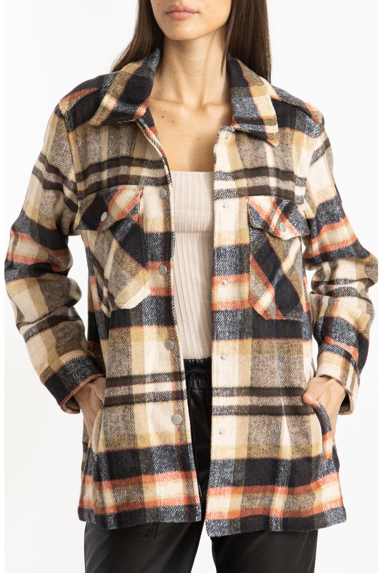 Plaid Shirt Jacket, Main, color, LUMBERJACK