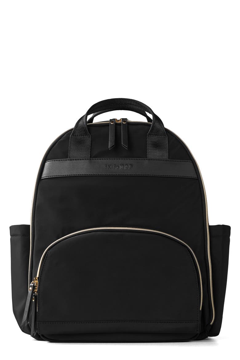 Envi Luxe Diaper Backpack, Main, color, BLACK