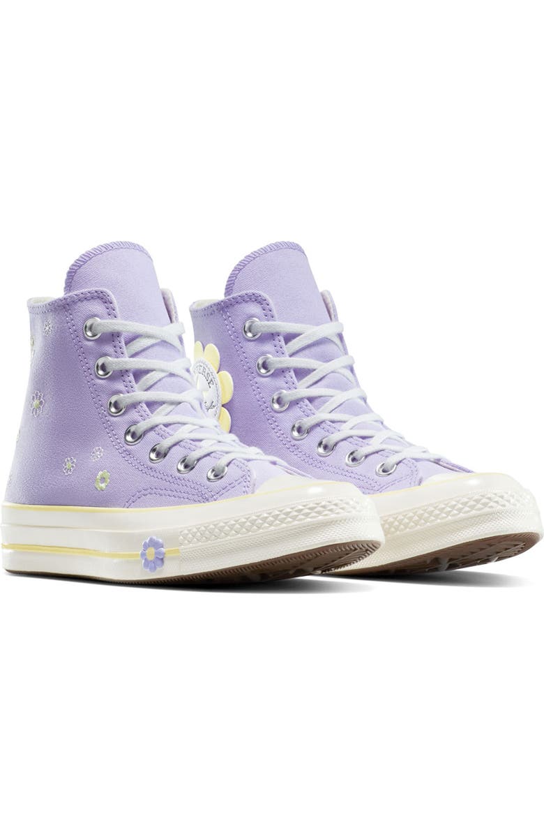 Converse Chuck 70 Canvas High Top Sneaker, Main, color, Violet Heat/ Egret