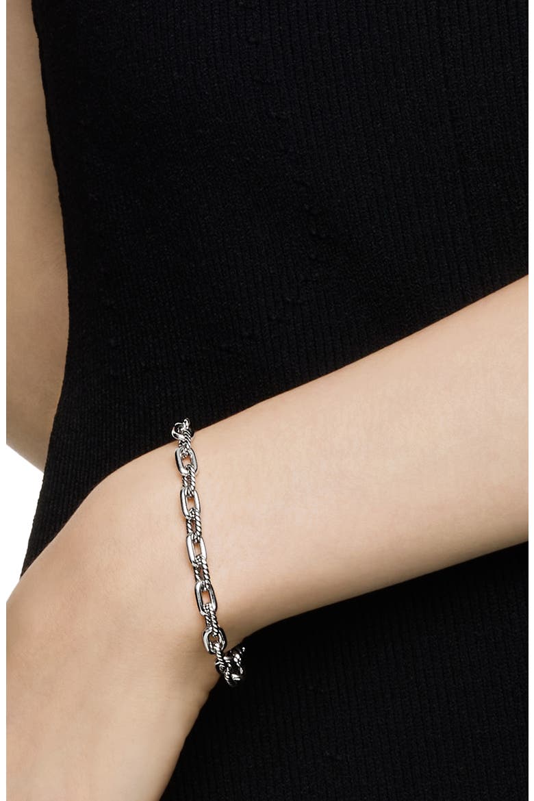 DY Madison Sterling Silver Chain Bracelet, 5.5mm, Alternate, color, STERLING SILVER