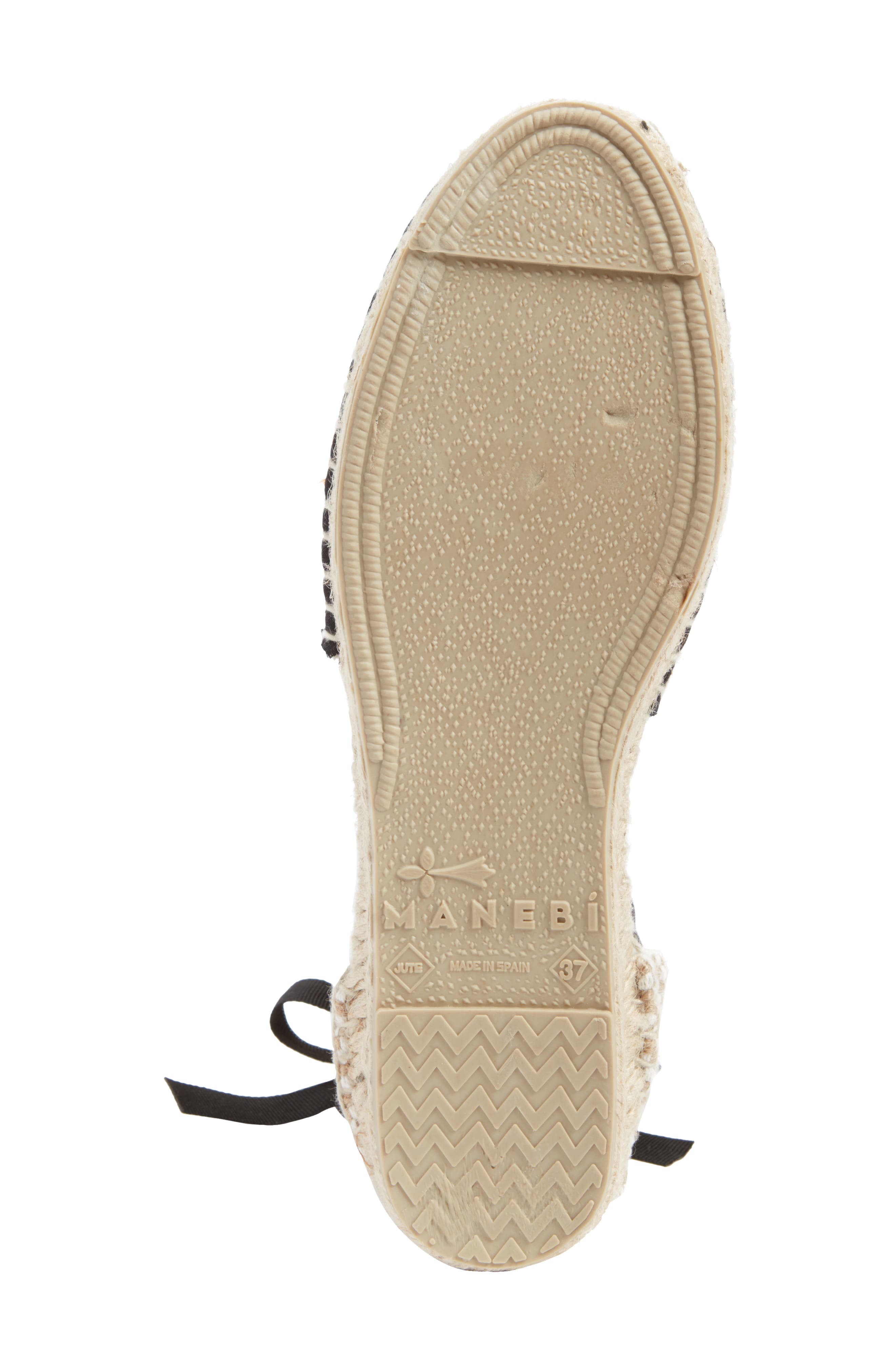 MANEBI ́ Paris Lace-Up Espadrille Sandal, Alternate, color, 