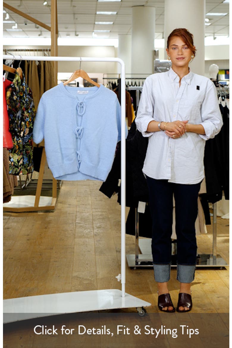 Koskie Tie Front Knit Top video
