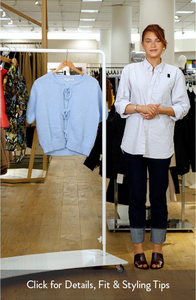 Koskie Tie Front Knit Top, sales video thumbnail