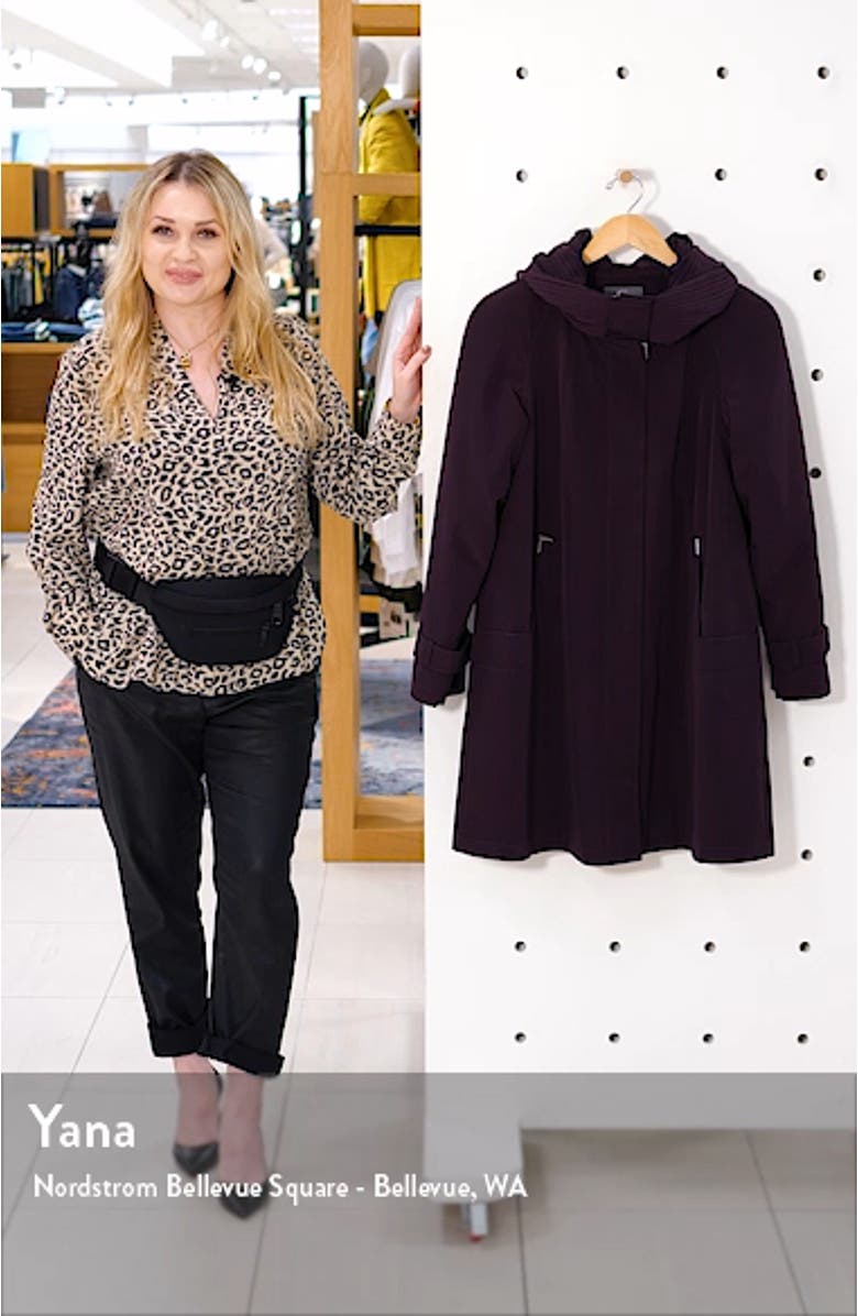 Water Repellent Hooded Raincoat, sales video thumbnail