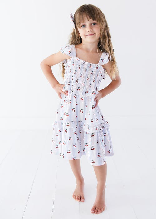 Charlie Lou Baby ® Ruffle Smocked Dress In White
