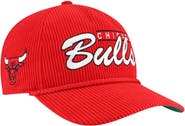 '47 Men's '47 Red Chicago Bulls Double Header Sidepatch Cord Hitch Adjustable Hat