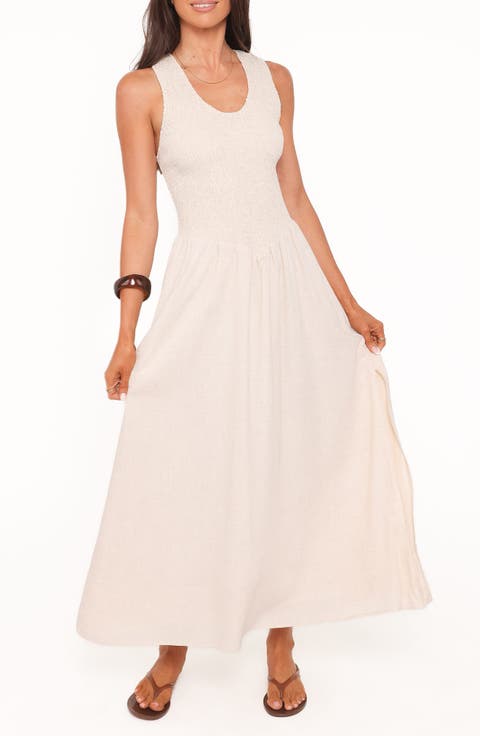 Dimity Smocked Maxi Dress