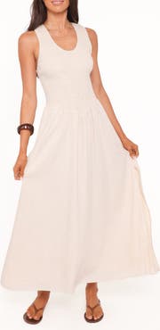 Petal & Pup Dimity Smocked Maxi Dress