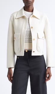 Thom Browne Bell Sleeve Wool & Cashmere Jacket