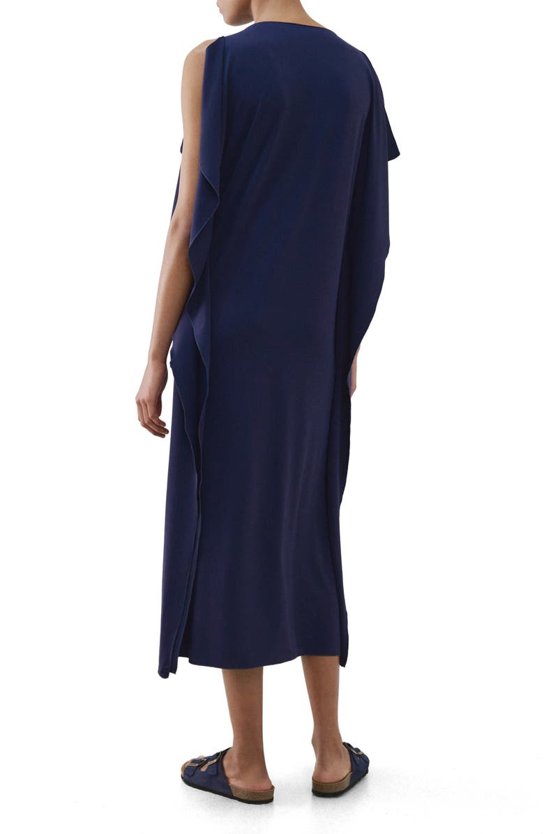 MANGO Ruffle Trim Caftan, Alternate, color,