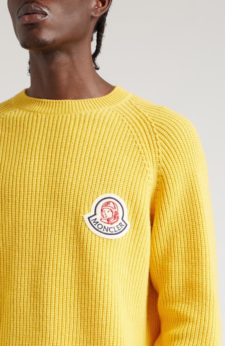 Moncler Genius x Billionaire Boys Club Crewneck Virgin Wool & Cashmere Sweater, Alternate, color,