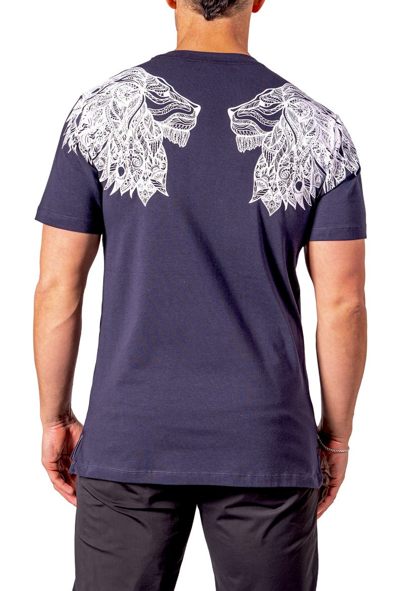 King Me Graphic T-Shirt, Alternate, color, BLUE