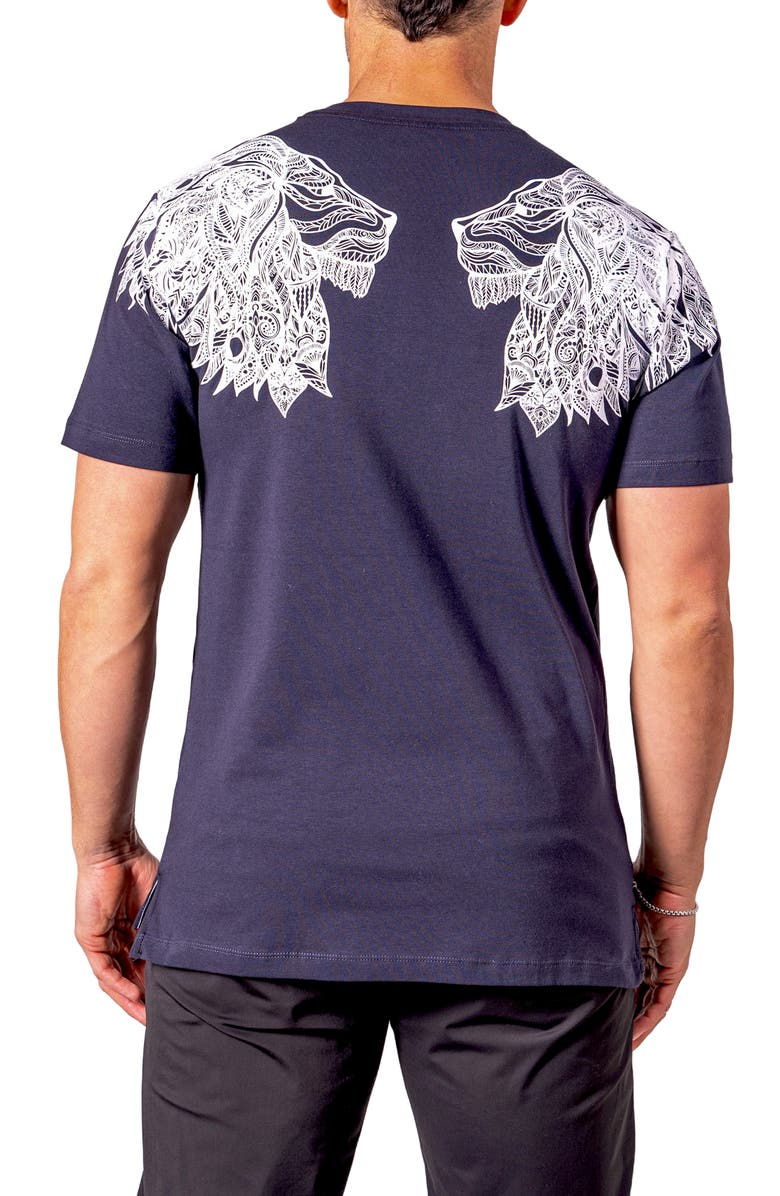 Maceoo King Me Graphic T-Shirt, Alternate, color, Blue