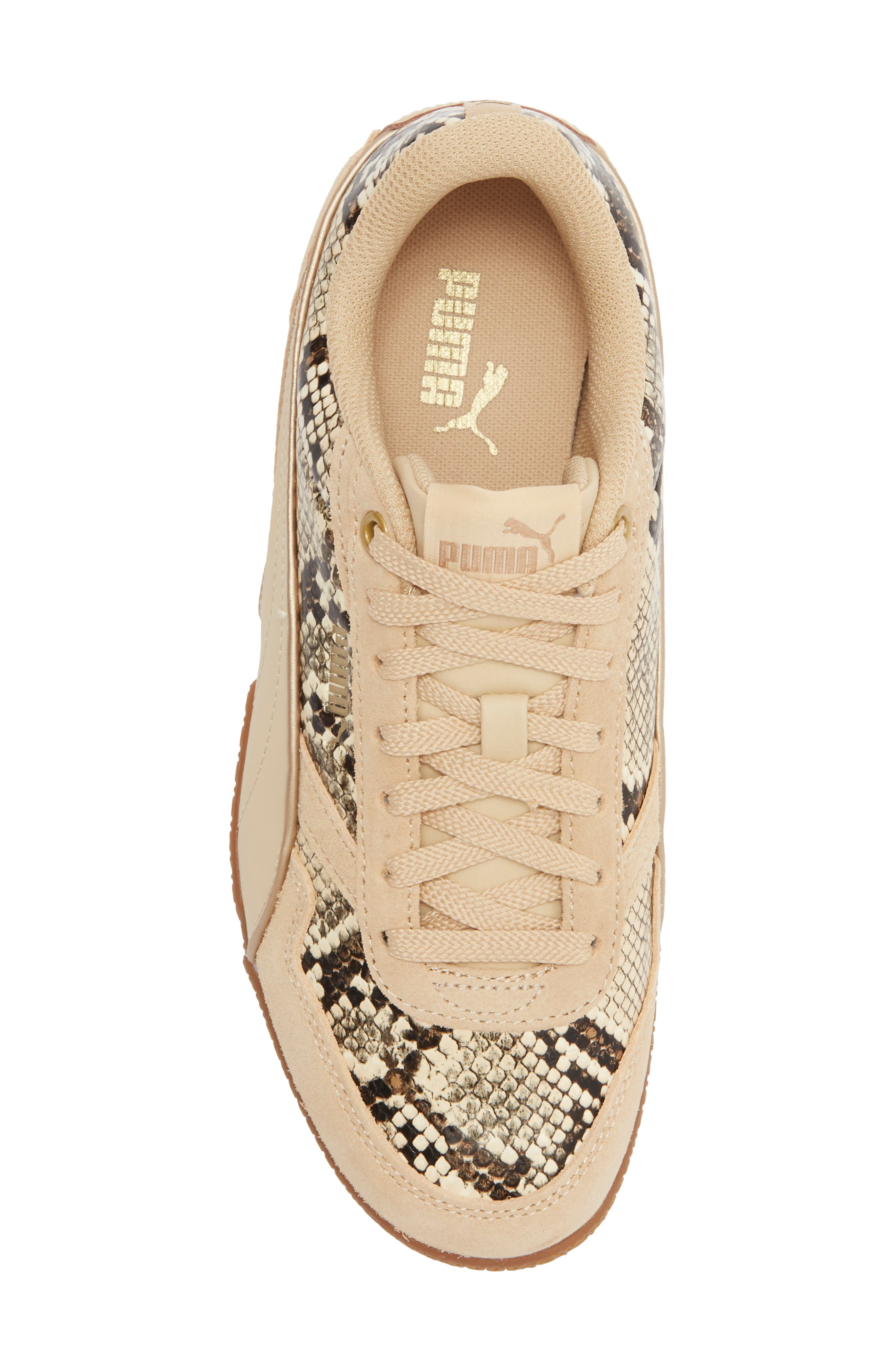 PUMA Bella Donna SD Sneaker, Alternate, color, Light Sand/ Gold/ Chocolate