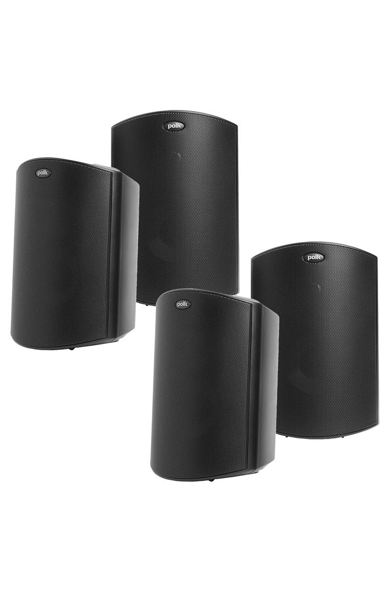 Polk Audio Atrium 5 All Weather Outdoor Loudspeakers - 4 Pack, Main, color, Black
