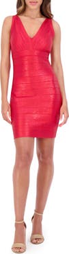 Siena Foiled Bandage Minidress