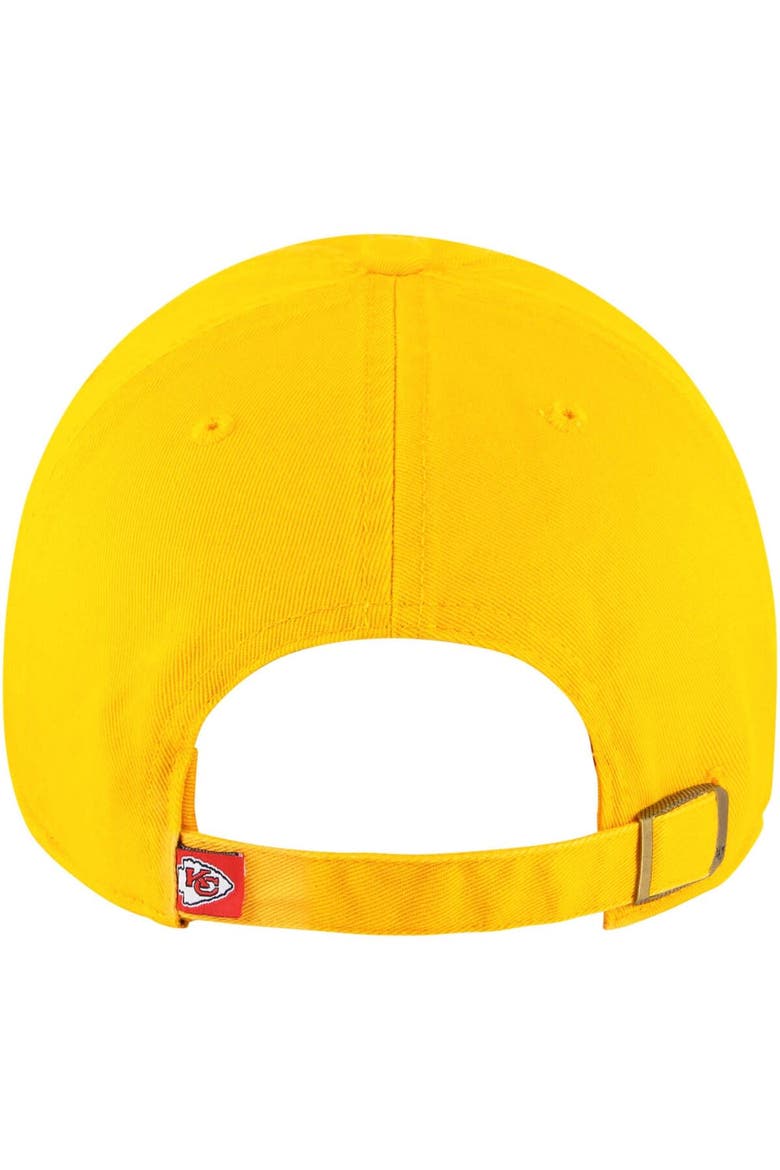 Men's '47 Gold Kansas City Chiefs Secondary Clean Up Adjustable Hat, Alternate, color, Gold
