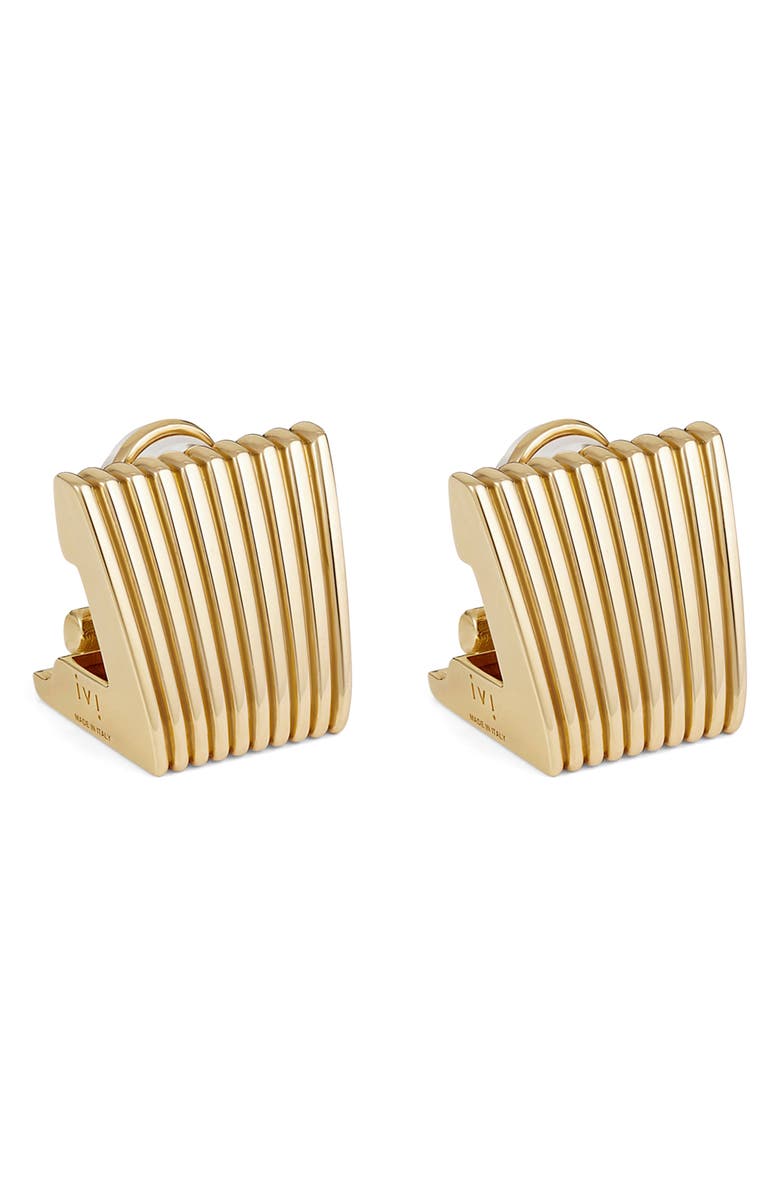 IVI Los Angeles Liz Chunky Clip-On Earrings, Main, color, Yellow Gold