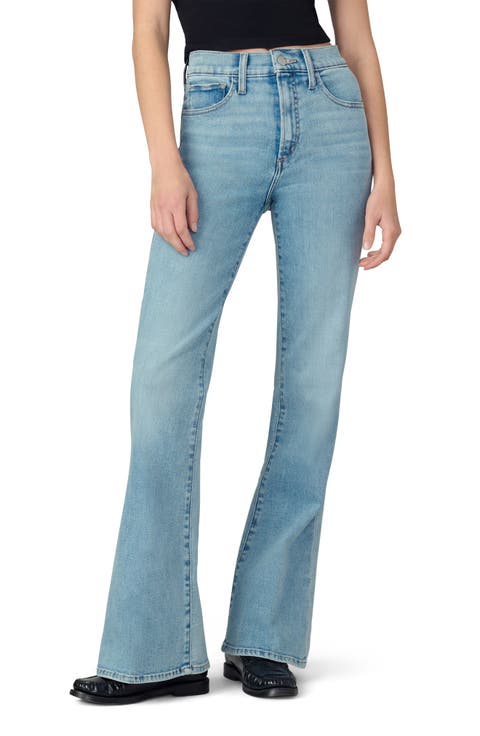 The Molly High Waist Flare Jeans (Riveting) (Petite)