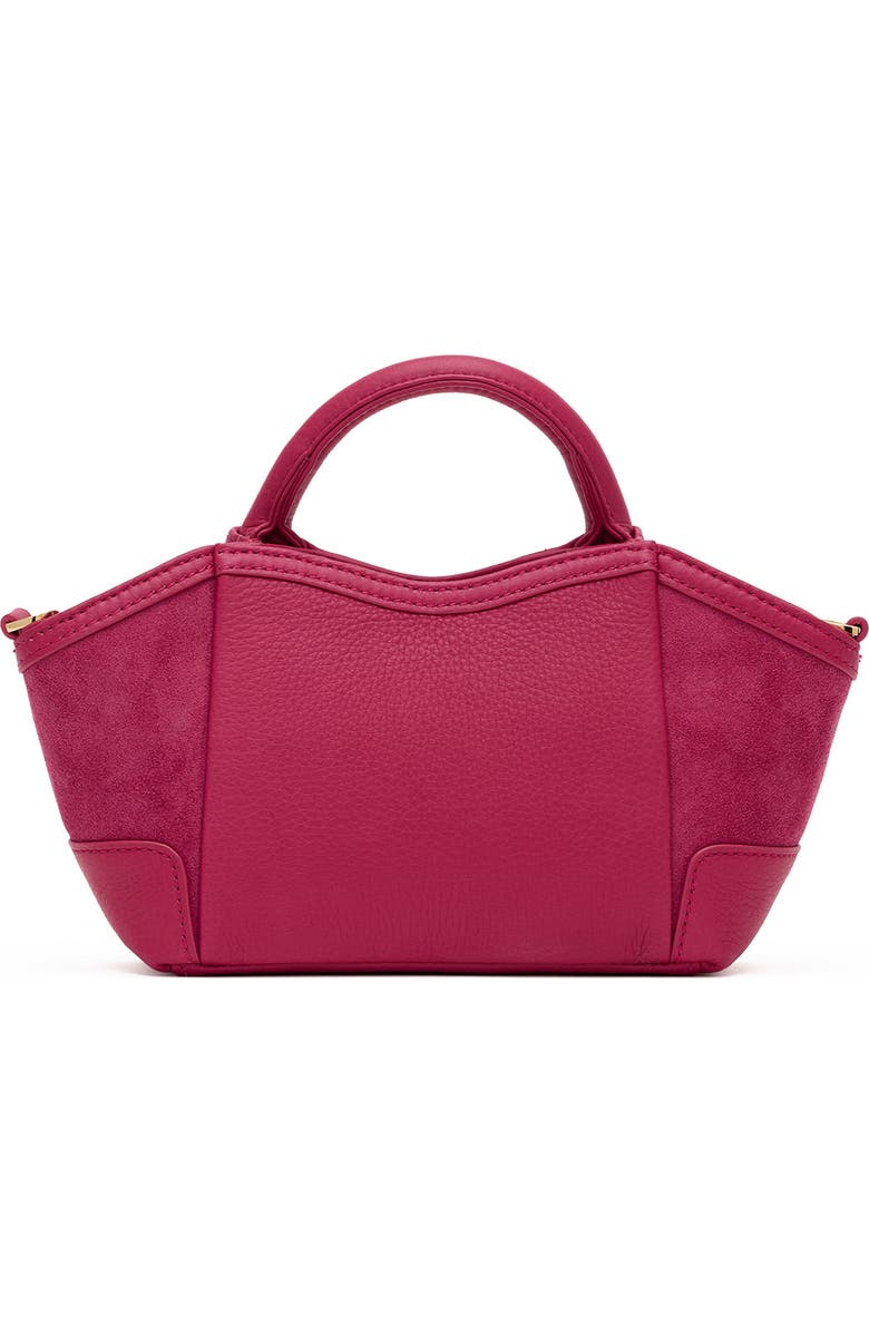 HAMMITT Mini Paul Suede Top Handle Bag, Alternate, color, Calypso Suede/ Gold
