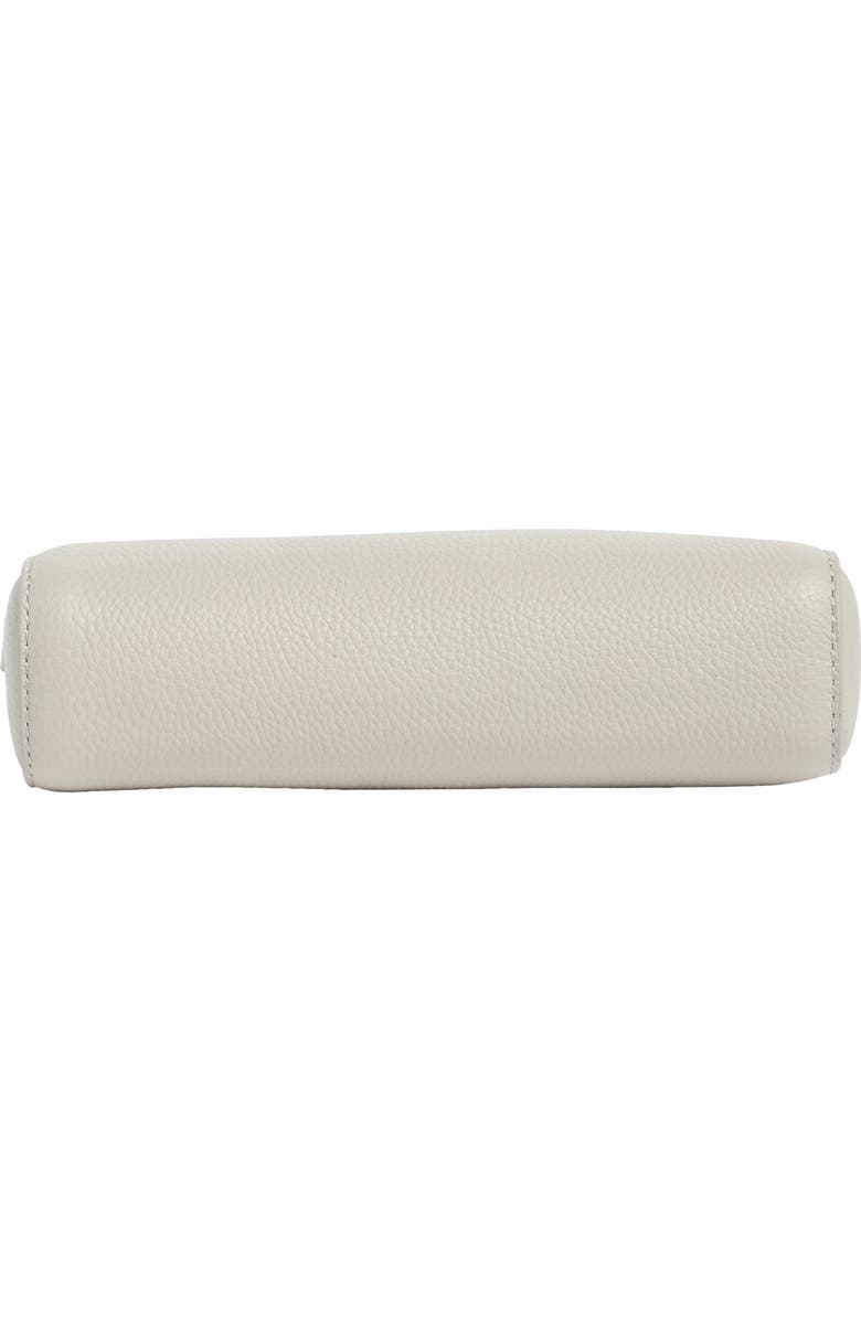 Vince Smyrna Pebble Leather Wallet on Strap, Alternate, color, Dove