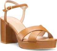 Stuart Weitzman Dayna Ankle Strap Platform Sandal