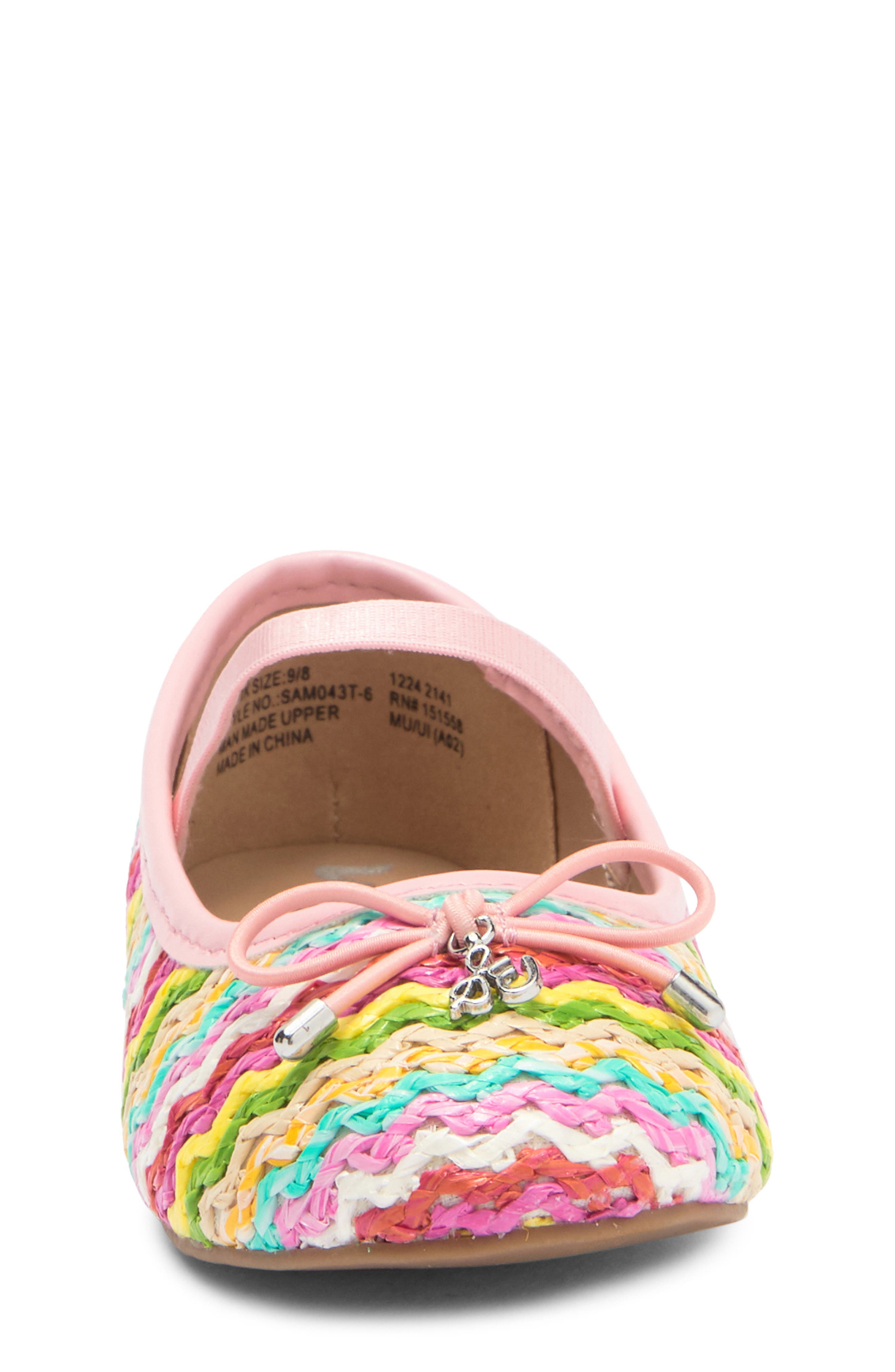 Sam Edelman Kids' Felicia Flat, Alternate, color, Pink Multi