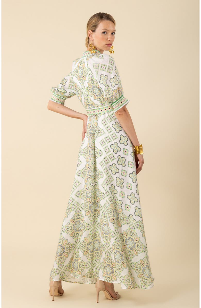Halebob Naya Linen Maxi Dress, Alternate, color,