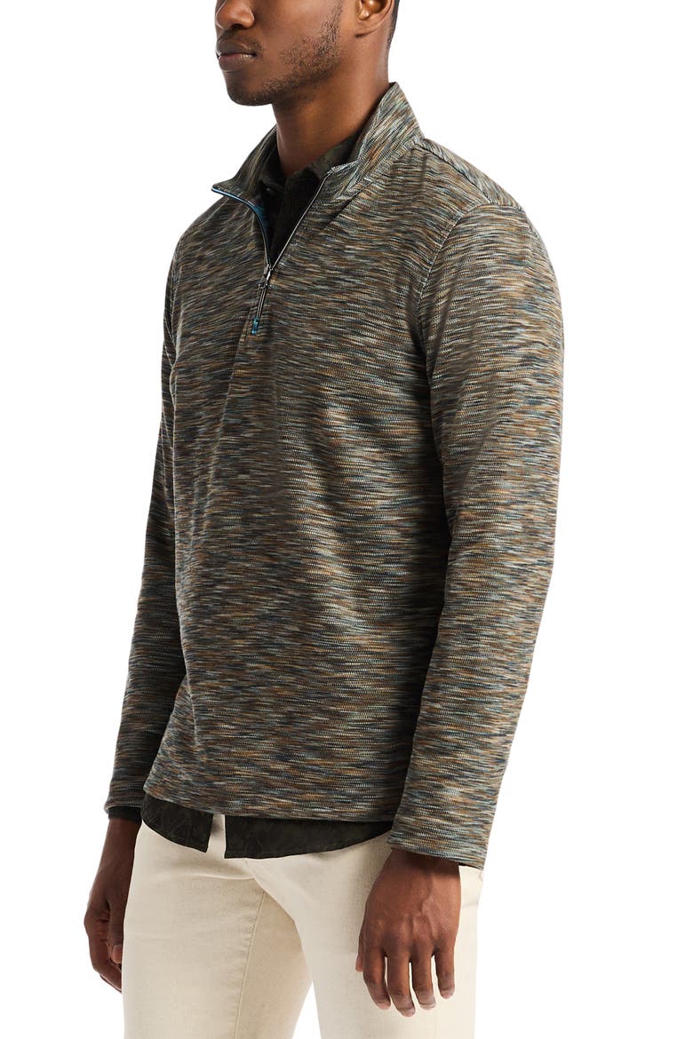 Matson Space Dye Quarter Zip Top, Alternate, color, SEAFOAM