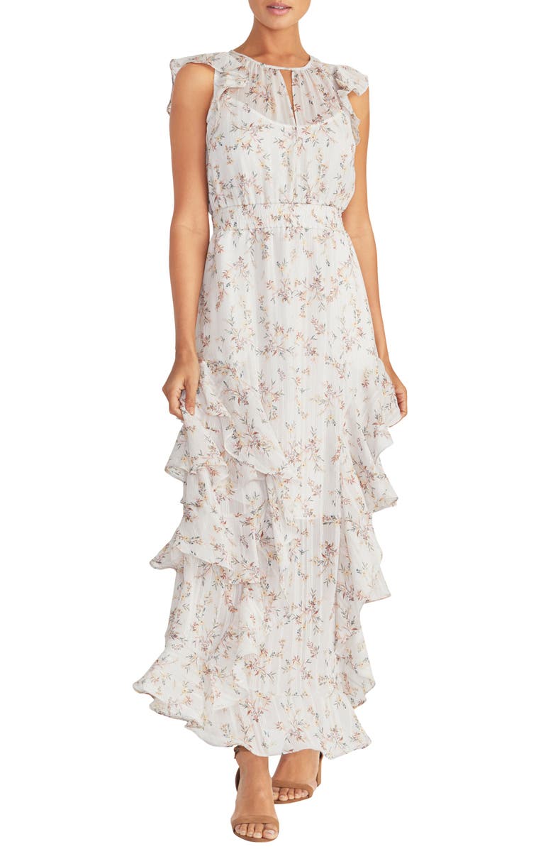 RACHEL Rachel Roy Issa Tiered Maxi Dress, Main, color,