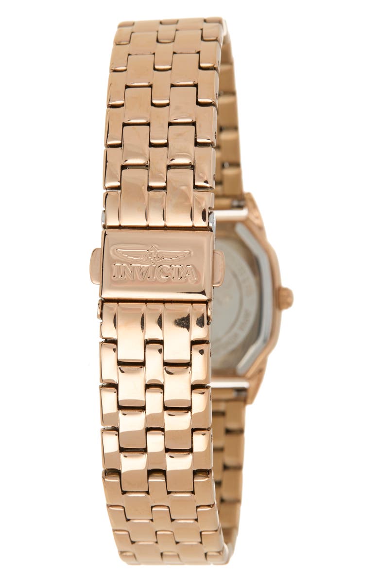 INVICTA Wildflower Bracelet Watch, 27mm, Alternate, color, Rose Gold