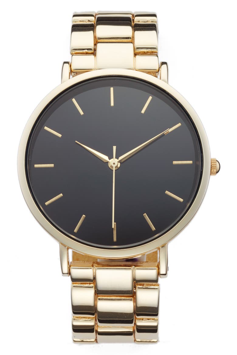 Boyfriend Watch, 38mm, Main, color, GOLD/ BALCK/ GOLD