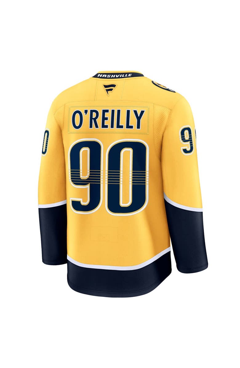 FANATICS Men's Fanatics Ryan O'Reilly Yellow Nashville Predators Home Premium Jersey, Alternate, color, 