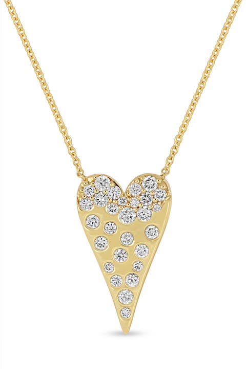 Kiera Diamond Heart Pendant Necklace