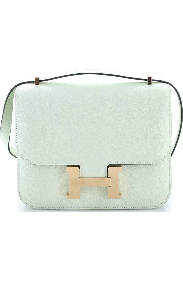 Pre-Owned Hermes Constance NM Bag Epsom 18, Main, color, Vert Fizz