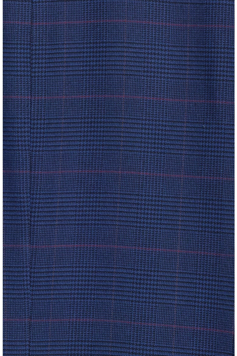 Plaid Stretch Sport Coat, Alternate, color, NAVY