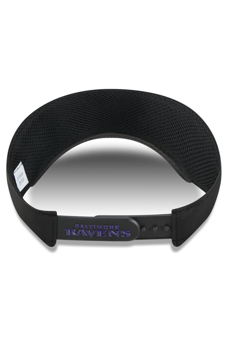 Men's New Era Black Baltimore Ravens 2026 Sideline Adjustable Visor, Alternate, color, Black
