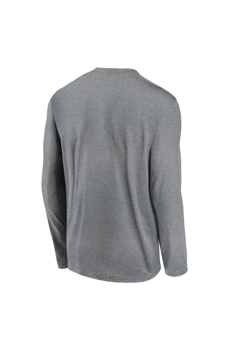 Nike Men's Nike Heather Gray Cleveland Browns Legend Icon Long Sleeve T-Shirt, Alternate, color, Heather Gray