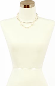 OLIVIA WELLES Trinity Layered Choker Necklace