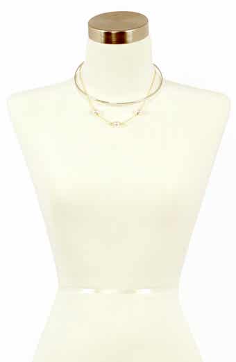 Trinity Layered Choker Necklace