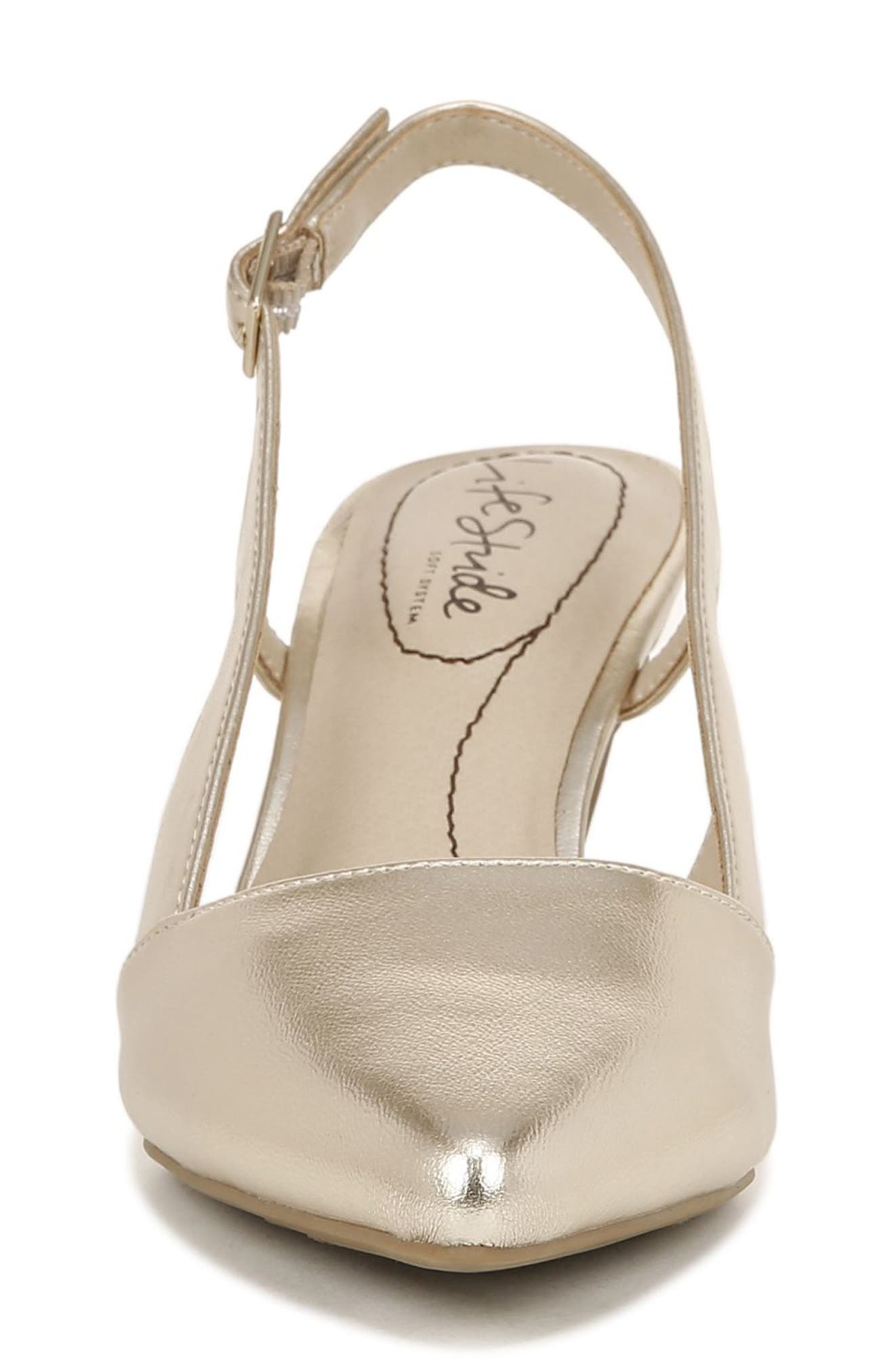 LifeStride Social Slingback Pointed Toe Pump, Alternate, color, 